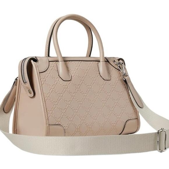 Nine West Soft Marble Ellis Satchel with Shoulder Strap - Picture 2 of 4